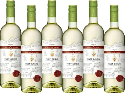 Produktbild von GERSTACKER LORENZO de' MEDICI PINOT GRIGIO IGP BIANCO (6 x 0,75 l)
