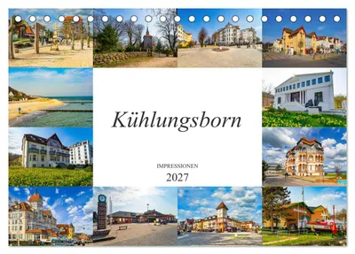 Produktbild von Kühlungsborn Impressionen (Tischkalender 2027 DIN A5 quer), CALVENDO Monatskalender