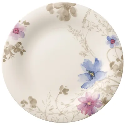 Produktbild von Villeroy & Boch Mariefleur Gris Basic, Essteller, Rund, Porzellan, Mehrfarbig, 30 cm, 750 g