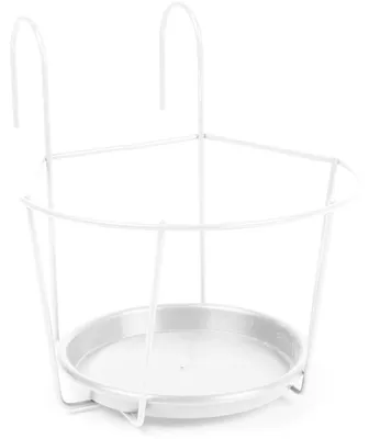 Produktbild von Jardifer 330-071 Blumentopfhal. Ø22cm zum Einhängen, weiß