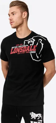 Image de T-shirt hommes coupe régulière WALKLEY Noir XXXL Lonsdale