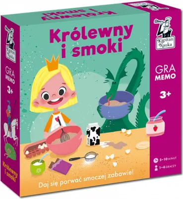 Zdjęcie produktu dla Królewny i smoki Gra memo dla dzieci 3+
