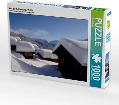Produktbild von Calvendo Auf der Bettmeralp / Wallis 1000 Teile Puzzle quer 640x480mm, Michel Susan; 7273713
