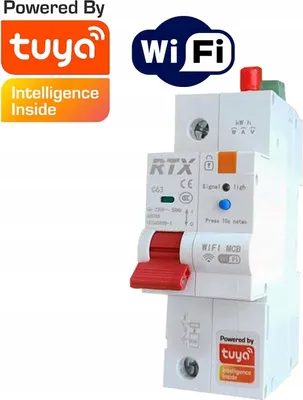 Zdjęcie produktu dla Bezpiecznik Regulowany 2- 63A WiFi Tuya # Pomiar Energii