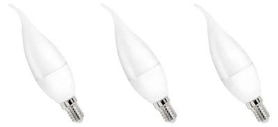 Produktbild von Spectrum E14 LED Kerzenlampe 4W 340lm 4000K Neutralweiß 230V 3 Stück