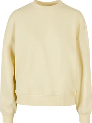 Produktbild von Build Your Brand BY212 | Ladies Oversized Crewneck Sweatshirt XS bis 5XL - Farbe: Soft Yellow - Größe: 5XL