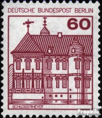Produktbild von Briefmarken Berlin (West) 1979 Mi 611A R mit Zählnummer (kompl.Ausg.) postfrisch Burgen und Schlösser