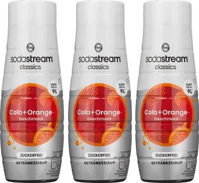 Produktbild von SodaStream Sirup Cola Orange Zero Zucker 3x440ml Getränkesirup