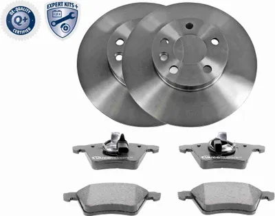 Produktbild von 2x BREMSSCHEIBEN mit Bremsbelägen + BREMSBELÄGE VORNE