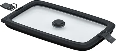 Produktbild von Rösle FLEXX 2GO Vakuumdeckel eckig mit Clips 23,2x14,5cm 1l