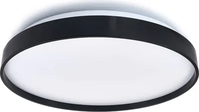 Produktbild von KOLORENO LED Aufputz Rundpaneel 48W - Neutralweiß (4500K), Schwarz, Φ380x65mm