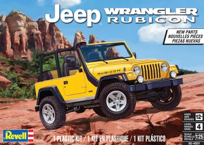 Produktbild von Revell 85-4501 Jeep Wrangler Rubicon Fahrzeug Modell Bausatz 1:25 in