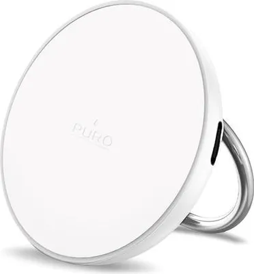 Produktbild von PURO PUCUSBCMAG2WHI Ladegerät für Mobilgeräte Smartphone Weiß USB Kabelloses Aufladen Drinnen