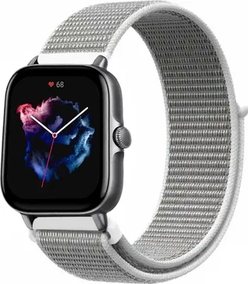 Produktbild von Strap-it Amazfit GTS 3 Nylonarmband (Muschel)