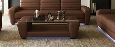 Produktbild von Moderner designer glastisch beistell wohnzimmer tisch couchtisch sofa tische neu