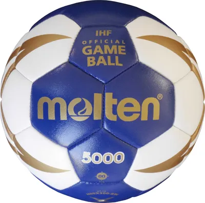 Immagine prodotto di Pallamano Molten H00X300-BW Pallone da gioco blu bianco oro Gr 0