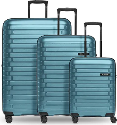 Produktbild von Pactastic Collection 04 Trolley-Set S+ / M+ / L+ Ice Blue - Metallic blaugrau 55cm