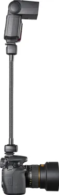 Produktbild von Walimex pro flexibler TTL Schwanenhals - 340 x 40 x 40 mm - aus Metall - Blitzhalterung für Blitzschuh TTL-fähiger Kameras/Blitze - kompatibel mit Canon