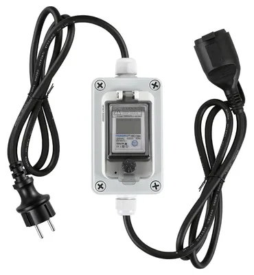 Zdjęcie produktu dla Inteligentny licznik energii elektrycznej Vigevee Mobiler, 230V, 60A, do pomiaru zużycia energii (kWh), klasa szczelności IP67, z funkcją resetowania