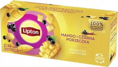 Immagine prodotto di Lipton Tè alla frutta Mango Ribes nero 20x32g