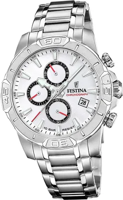 Produktbild von Festina Herrenuhr Timeless Chronograph Armbanduhr Edelstahl silber D2UF20704/1