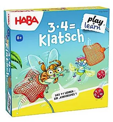 Produktbild von HABA 3 Times 4 = Swat!, Fünfeckiges Trapezoeder (10 Seiten), Kind, Junge/Mädchen, 8 Jahr(e), 15 min, Mehrfarbig