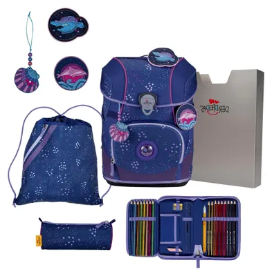 Produktbild von Schulranzen Set 5-teilig ErgoFlex Tiny Deep Ocean