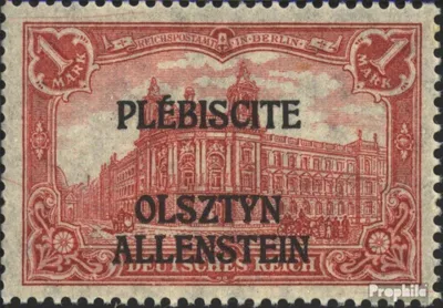 Produktbild von Briefmarken Allenstein 1920 Mi 10 mit Falz Germania
