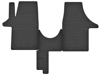 Immagine prodotto di Tappetini anteriori in gomma neri per Volkswagen T6 2016-