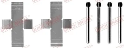 Produktbild von QUICK BRAKE 109-0904 Zubehörsatz Scheibenbremsbelag Vorne für ALFA ROMEO 1750-2000 (105)