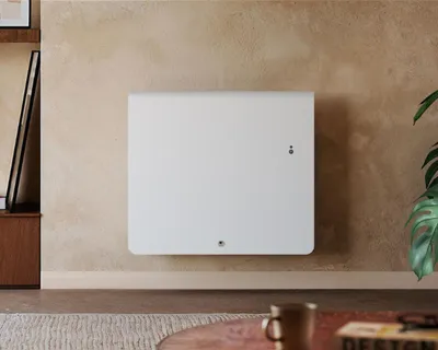Image de Radiateur à chaleur douce EQUATEUR 5 horizontal blanc mat 1500W - THERMOR - 428390