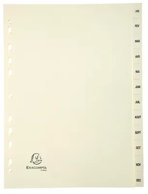 Produktbild von Register Karton A4 12-teilig JanDez