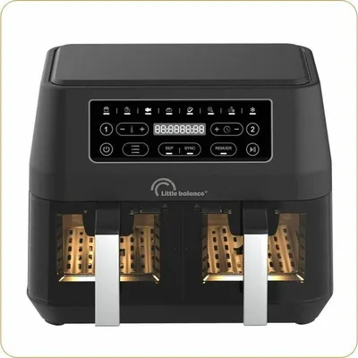 Image de Diätfritteuse - LITTLE BALANCE - 8765 - Crousty Light Duo - 9 L - 2460 W - 9 Programme - Schwarz