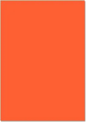 Produktbild von folia Tonkarton (B)500 x (H)700 mm 220 g/qm orange 25 Blatt