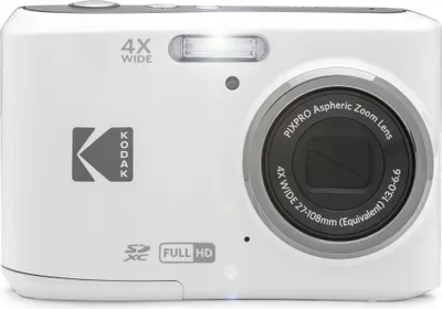 Zdjęcie produktu dla Kodak PIXPRO FZ45, 16 MP, 4608 x 3456 px, CMOS, 4x, Full HD, Biały