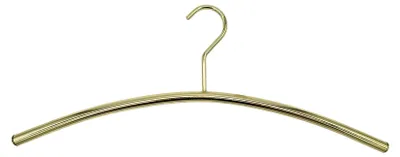 Productafbeelding van Garderobestang, messing, rond profiel, 42 cm