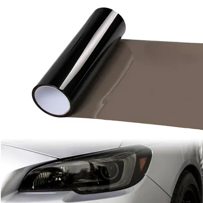 Produktbild von Scheinwerfer Folie Tönungsfolie Auto Schwarz 120x30cm Selbstklebend Rücklicht Nebellicht