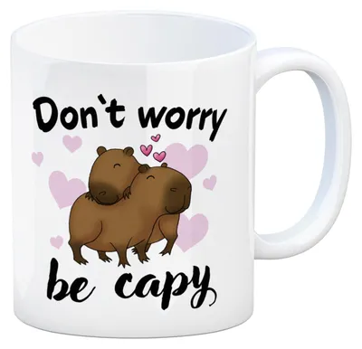 Image de Ne vous inquiétez pas, soyez capy Capybara Kaffeebecher