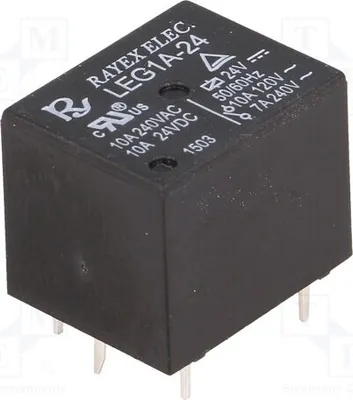 Produktbild von 3x Relais: elektromagnetisch USpule : 24VDC 10A/120VAC LEG1A-24 Elektromagnetisc