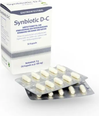Produktbild von Synbiotic D-C 50 Kapseln für Hund und Katze