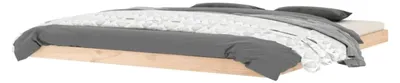 Produktbild von Massivholzbett Doppelbett Bettgestell Holzbett Bettrahmen Lattenrost Schlafzimmerbett Schlafzimmermöbel 180x200cm Kiefer
