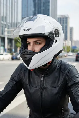 Produktbild von MOTO HELMETS Klapphelm mit Sonnenvisier, ECE 22.06, Modularhelm Motorradhelm Rollerhelm, Flip-Up Integralhelm, Schnellverschluss, F-19