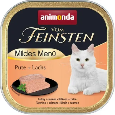 Obrázok produktu pre animonda Vom Feinsten 83048, Dospelý, Akékoľvek plemeno, Losos, Turecko, 100 g, Bez obilnín, Neobsahuje sóju