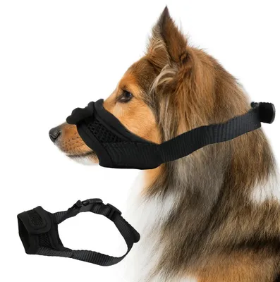 Produktbild von Hunde Maulkorb Medium Nylon Verstellbar Soft Mesh Atmungsaktiv