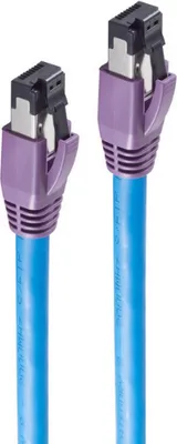 Produktbild von shiverpeaks BS08-40041, 3 m, Cat8, S/FTP (S-STP), RJ-45, RJ-45, Blau