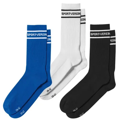 Produktbild von HSV Sportsocken 3er-Set "B-W-S"