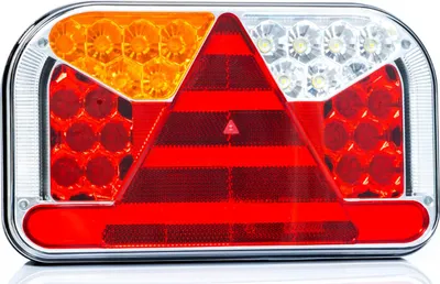 Produktbild von Fristom LED Rückleuchte Anhänger Linke FT-170 6-Funktionen für Trailer, Wohnwagen, LKW - Rücklicht Anhänger mit 5-polligem Bajonett