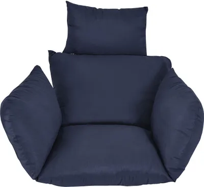 Produktbild von Topchances Hängesessel Kissen Auflagen Schaukelstuhl Sitzkissen Hängestuhl Sitzauflage Auflage Polster Ersatzkissen für Hängesessel,Dunkelblau