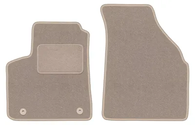 Produktbild von Velours-Fußmatten Vorne für Chevrolet Tacuma 2000-2011 (Minivan) – 2-tlg, Beige, passgenau – Wielganizator LUX