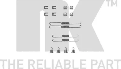 Produktbild von nk Zubehörsatz für Bremsbacken, passend für 180 mm Trommeldurchmesser